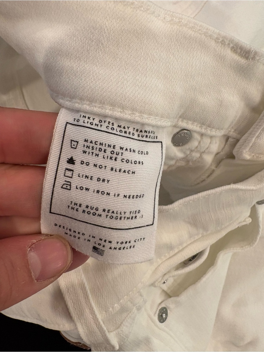 AYR The Pop White Jeans - Picture 7 of 10